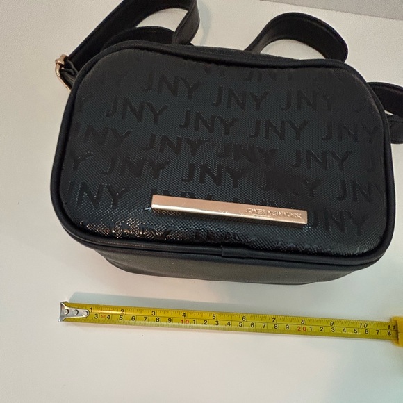 Jones New York Black Crossbody Bag with Gold Accents. - Picture 9 of 10